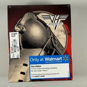 Van Halen A Different Kind Of Truth Rare Factory Sealed Cd Large T-Shirt Box Set